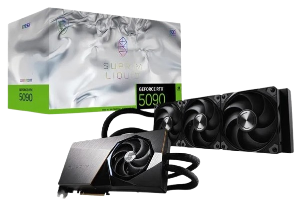 MSI GeForce RTX 5090 32G SUPRIM LIQUID SOC DLSS 4